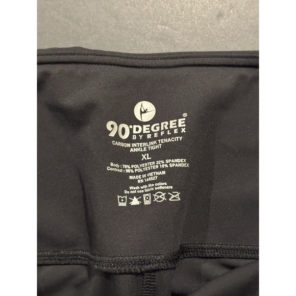 90 Degree By Reflex Women Yoga Pants - Black Size XL - Picture 3 of 8